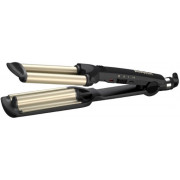 Hair Curlier BaByliss C260E, 15 mm double cylinder, 3 degrees of temperature, 160-180-200°C, titanium-ceramic surface, black