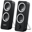 Speakers 2.0 Logitech Z200 5W (2 x 2.5W), 3.5mm input x 2, Headphone jack, Black