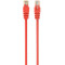 Patch Cord Cat.6U 0.25m, Red, PP6U-0.25M/R, Cablexpert, Stranded Unshielded