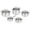 Pot Set Tefal G719SA74, Set, 5 pcs, pots: D22cm/ 6,1L , D18cm/ 2L , D20cm/ 2.9L, D24cm/5L , ladle D16cm/1.5L , Stainless steel