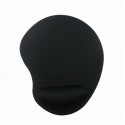 Mouse Pad Gembird MP-ERGO-01, 240 х 200 х 4mm, Cloth, Gel wrist support, Black