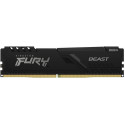 8GB DDR4-2666  Kingston FURY® Beast DDR4, PC21300, CL16, 1.2V,  Auto-overclocking, Asymmetric BLACK low-profile heat spreader, Intel XMP Ready (Extreme Memory Profiles)