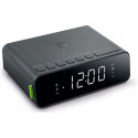 MUSE M-175 WI, Tuner FM, Clocks, Wireless charging 5W, USB charging Port, Black