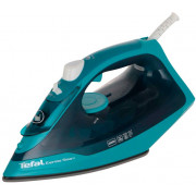 Iron Tefal FV2867E0, 2400W, ceramic solitplace, steam 45/200g, 270ml water tank capacity, horizontal and vertical steam, turquoise