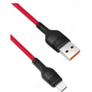 Type-C Cable XO, Braided, NB55, Red