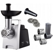 Meat Mincer Tefal NE108831,1600W power output,3 perforated discs, 2 grating and slicing attachments, grinding speed 1,9kg / min