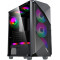 Case ATX GAMEMAX Revolt, w/o PSU, 4x120mm ARGB fans. ARGB HUB, TG, Dust Filter, USB 3.0, Black