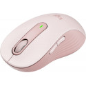 Wireless Mouse Logitech M650 L Signature, Optical, 400-4000 dpi, 5 buttons, 1xAA, 2.4GHz/BT, Rose