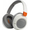 Headphones Bluetooth JBL JR460NC, Kids On-ear, White/Grey