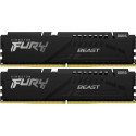 32GB (Kit of 2*16GB) DDR4-4800  Kingston FURY® Beast DDR4, PC38400, CL38, 1Gx8, 1.1V, Auto-overclocking, Asymmetric BLACK low-profile heat spreader, Intel XMP 3.0 Ready (Extreme Memory Profiles)