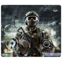 Gaming Mouse Pad SVEN MP-G01S Soldier, 230 x 200 x 2mm, Fabric surface, Rubberized base, Picture