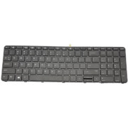 Keyboard HP ProBook 450 G3 455 G3 470 G3 w/frame ENG/RU Black