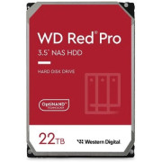 3.5" HDD 22.0TB-SATA-512MB Western Digital  Red Pro (WD221KFGX), NAS, CMR