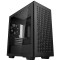 Case mATX Deepcool CH370, w/o PSU, 1x120mm, Tempered Glass, 2xUSB3.0, VGA&Headset holder, Black