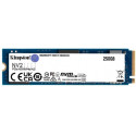 M.2 NVMe SSD 250GB Kingston NV2, Interface: PCIe4.0 x4 / NVMe1.3, M2 Type 2280 form factor, Sequential Reads 3000 MB/s, Sequential Writes 1300 MB/s, Phison E19T controller, TBW: 80TB, 3D QLC NAND flash