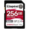 256GB SDXC Card (Class 10) UHS-II , U3, Kingston Canvas React Plus SDR2/256GB (R/W:300/260MB/s)