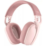 Wireless Headset Logitech Zone Vibe 100, 40mm driver, 20-20kHz, 118db, Dual mic, Bluetooth, Rose