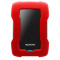 2.0TB (USB3.1) 2.5"" ADATA HD330 Anti-Shock External Hard Drive, Red (AHD330-2TU31-CRD)