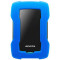 1.0TB (USB3.1) 2.5" ADATA HD330 Anti-Shock External Hard Drive, Blue (AHD330-1TU31-CBL)