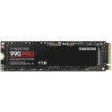 M.2 NVMe SSD 1.0TB Samsung SSD 990 PRO, PCIe4.0 x4 / NVMe2.0, M2 Type 2280 form factor, Seq. Read: 7450 MB/s, Seq. Write: 6900 MB/s, Max Random 4k: Read /Write: 1200,000/1550,000 IOPS, Samsung in-house Controller, 1GB LPDDR4, V-NAND 3-bit MLC