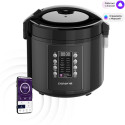 Multicooker Polaris PMC0521, 750W, 5l container with non-stick surface, 15 programs, LED display, Wi-Fi IQ Home. cooking book, black