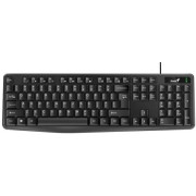 Keyboard Genius KB-117, Spill resistant, Kickstand, Fn Keys, Concave Keycap, Black USB
