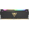 16GB DDR4-3200 VIPER (by Patriot) STEEL Performance RGB Sync, PC25600, CL18, 1.35V, Custom Design Aluminum HeatShiled, 5 Customizable Lightning Zones, Intel XMP 2.0 Support, Black w/ Golden Viper Logo