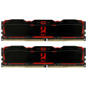 16GB (Kit of 2*8GB) DDR4-3200 GOODRAM IRDM X DDR4 (Dual Channel Kit), PC25600, CL16, Latency 16-20-20, 1.35V, 1024x8, Aluminium BLACK heatsink