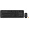 Wireless Keyboard & Mouse A4Tech FG1012S, Fn Keys, Splash Proof, Silent Mouse, 1xAA/1xAA, Black