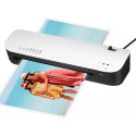 Qsmile SL299 A4, Rollers: 2(hot shoe), Input width: 230mm,Speed: 25 cm/min, Min Film thickness: 160(2*80) microns, Max. film thickness: 250(2*125) microns, Min Film size: Credit card size (54*86 mm), Max. Paper size: A4, Max. lam. thickness: 0.5 mm,