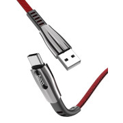 HOCO U70 Splendor charging data cable for Type-C Red