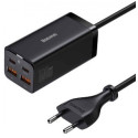 Universal Home Charger Baseus GaN3 Pro Desktop, 4xUSB (2C + 2U), 100W, Cable included (Type-C - Type-C, 1m), Cable length: 1,5m, Black CCGP000101