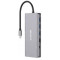 Docking Station Canyon CNS-TDS12, 2xHDMI, VGA, LAN, 3.5mm, 2xType-C, 2xUSB3.0, USB, SD/MicroSD, PD