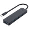 USB 3.0 Hub 4-port Output: 1*USB3.0; 3*USB2.0, Gembird UHB-U3P4-01, Silver