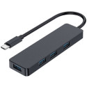 USB  3.0 Hub 4-port  with switches, Output: 1*USB3.0; 3*USB2.0, Gembird UHB-U3P4-01, Black