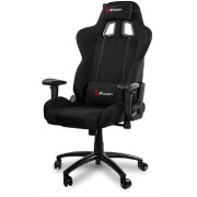 Gaming/Office Chair AROZZI Inizio Fabric, Black, max weight up to 105kg, 2D Armrests, Rocking function that tilts the seat and backrest up to 12°, Head and Lumber cushions, Metal Frame, Steel wheelbase, Gas Lift 4class, W-24.5kg