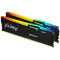 64GB DDR5-5600MHz Kingston FURY Beast RGB (Kit of 2x32GB) (KF556C40BBAK2-64), CL40-40-40, 1.25V, Blk