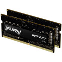 32GB (Kit of 2*16GB) DDR4-2666 SODIMM  Kingston FURY® Impact, PC21300, CL15, 2Rx8, 1.2V Intel® XMP 2.0 (Extreme Memory Profiles)