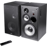 Edifier R2850DB (Bluetooth) Black, 2.0/ RMS 150W (2x68W), Qualcomm aptX, Three-amping, Hi-Fi, Audio in: Bluetooth V5.1, two digital (Optical, Coaxial) & two analog (RCA), remote control, wooden, (6.5"+4"+3/4")