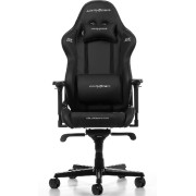 Gaming/Office Chair DXRacer Gladiator GC-G001-N-BX2, Black/Black, Gaslift class 4, Premium PU leather, max weight up to 150kg / height 165-200cm, Tilt lock, Recline 90°-135°, 4D Armrests, Headrest and lumbar cushions, Aluminium wheelbase, 7.5 cm PU Caster