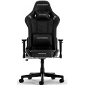 Gaming/Office Chair DXRacer Prince GC-P132-N-FX2, Black/Black, Gaslift class 4, Premium PU leather, max weight up to 150kg / height 165-185cm, Recline 90°-135°, 1D Armrests, Headrest and lumbar cushions, Nylon wheelbase, 6cm PU Caster, W-20 kg