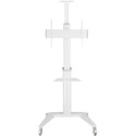 TV Mount Stand Reflecta 70VCP-Shelf, 37-70"; White, Fixed/Tilt/Portrait/Landscape, VESA; max 70kg