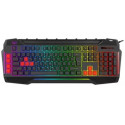 Gaming Keyboard SVEN KB-G8800, Macro, Smartphone tray, Win Lock, Fn keys, G-keys, RGB, Black, USB