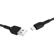 Cable  USB to USB-C  HOCO X20 Flash,  3m,  Black, up to 2.0A, Charching Data Cable, Outer material: PVC