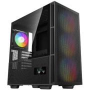 Case ATX Deepcool CH560 Digital, w/o PSU, 3x140mm & 1x120mm ARGB, Hybrid Tempered Glass, Digit Displ