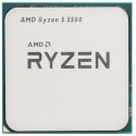 AMD Ryzen™ 5 5500, Socket AM4, 3.6-4.2GHz (6C/12T), 3MB L2 + 16MB L3 Cache, No Integrated GPU, 7nm 65W, Unlocked, tray