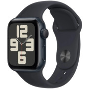 Apple Watch SE 2 40mm Aluminum Case with Midnight Sport Band - S/M, MR9X3 GPS, Midnight