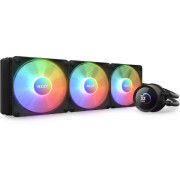 AIO Liquid Cooling NZXT Kraken 360 RGB Black (33dB, 78.86CFM, 3x120mm, 500-1500RPM, LCD 1.54", CAM)