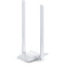 MERCUSYS MW300UH N300 Wireless USB Adapter, 300Mbps on 2.4Ghz, 802.11n/b/g, 2x2 MIMO, 2 external antennas