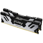 96GB (Kit of 2*48GB) DDR5-6000 Kingston FURY® Renegade Silver DDR5, PC48800, CL32, 1.35V, 2Rx8, Auto-overclocking, Symmetric SILVER Large heat spreader, Intel XMP 3.0 Ready (Extreme Memory Profiles)